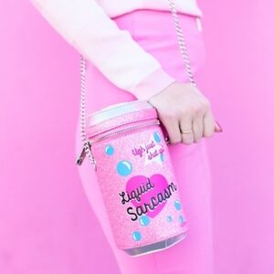 Skinnydip London Pink Liquid Sarcasm Bag NWT
